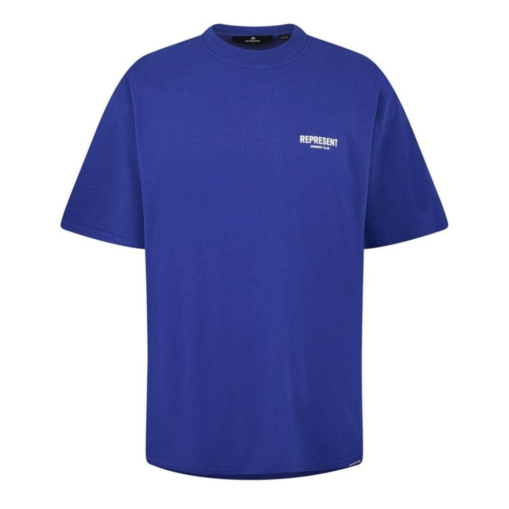 Represent Mens Owners Club Cotton T-Shirt / Cobalt